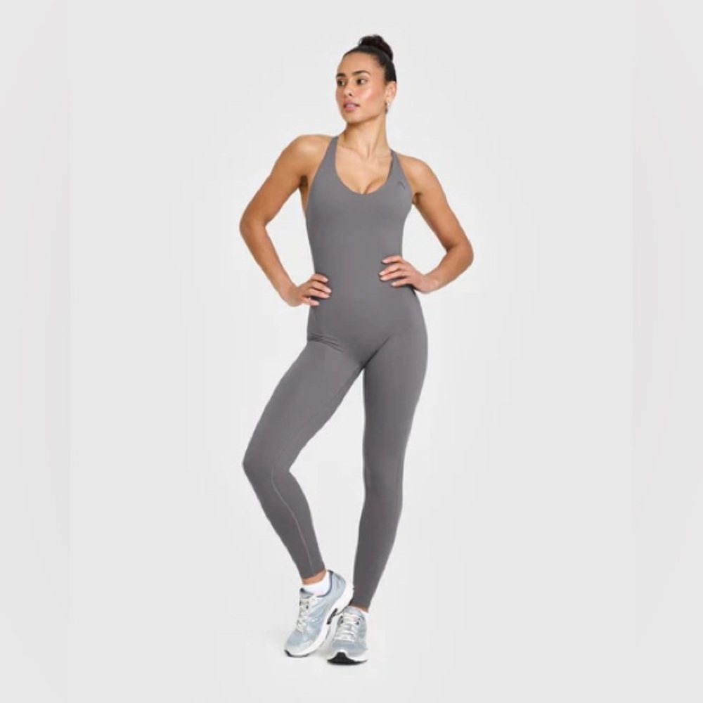 Oner Active Women’s Gray Seamless Jumpsuit Leggings